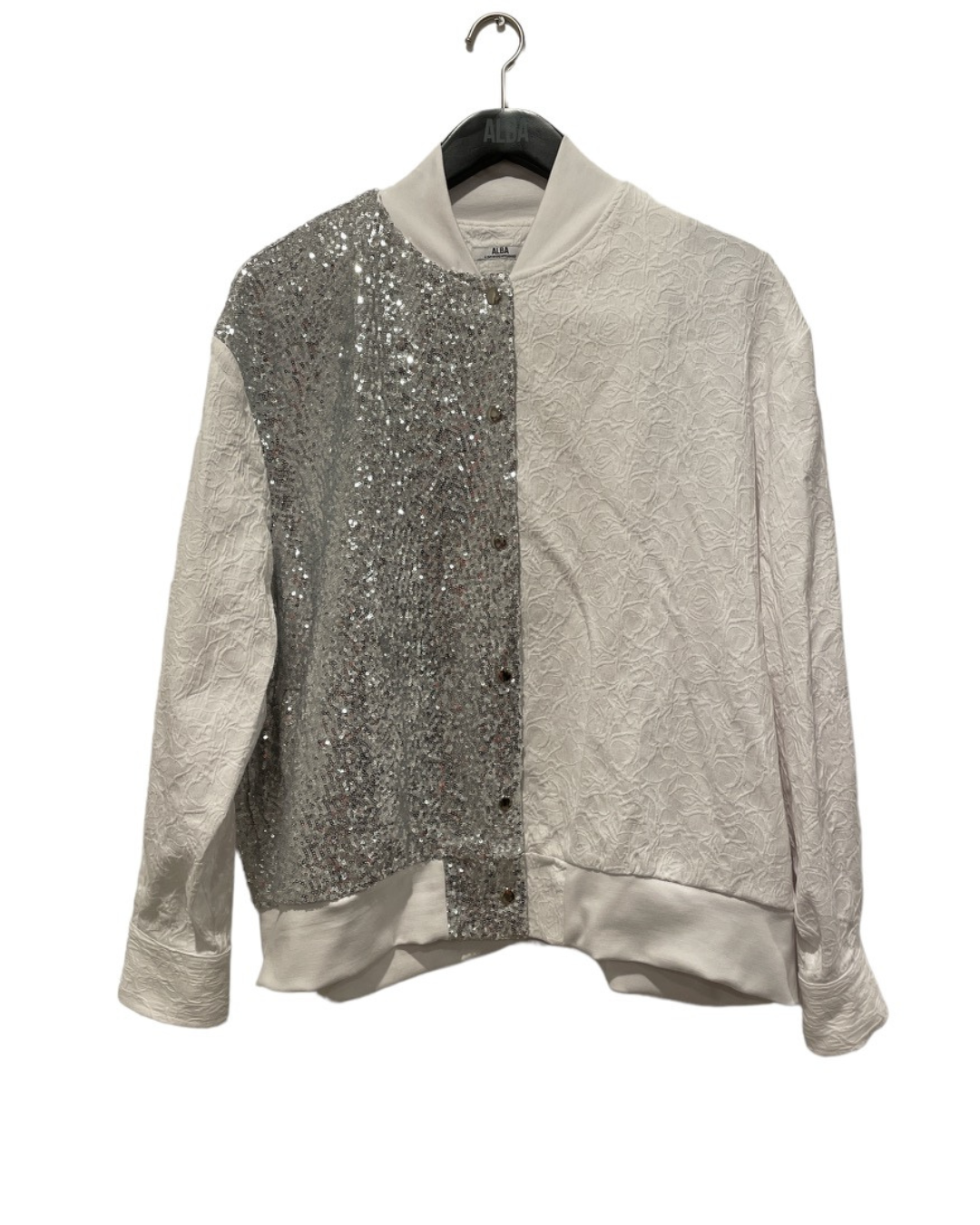 White Disco Bomber