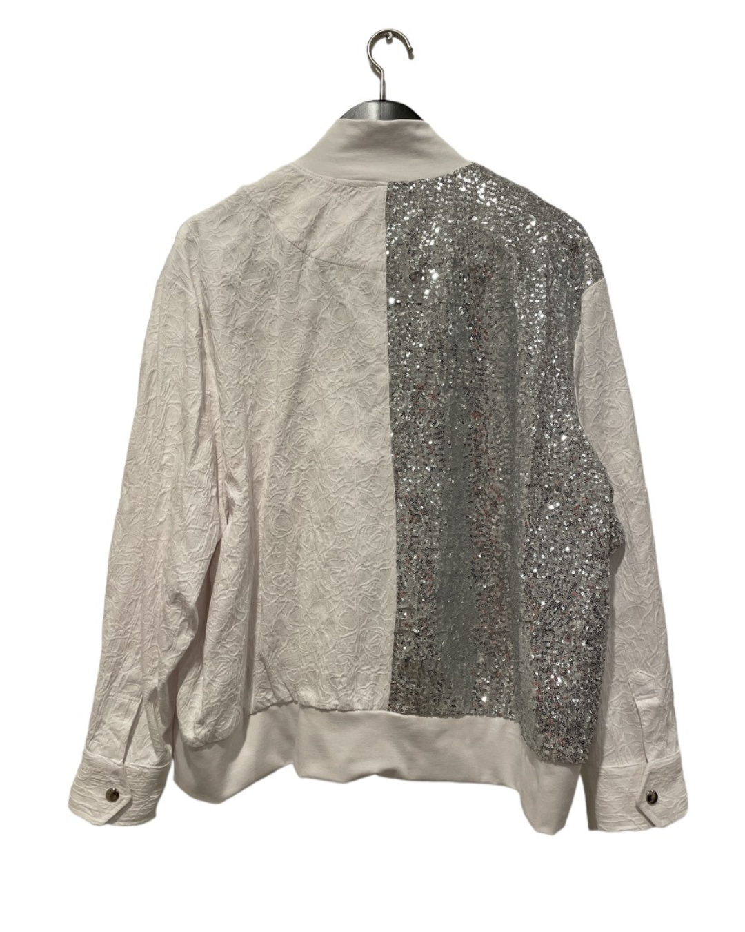 White Disco Bomber