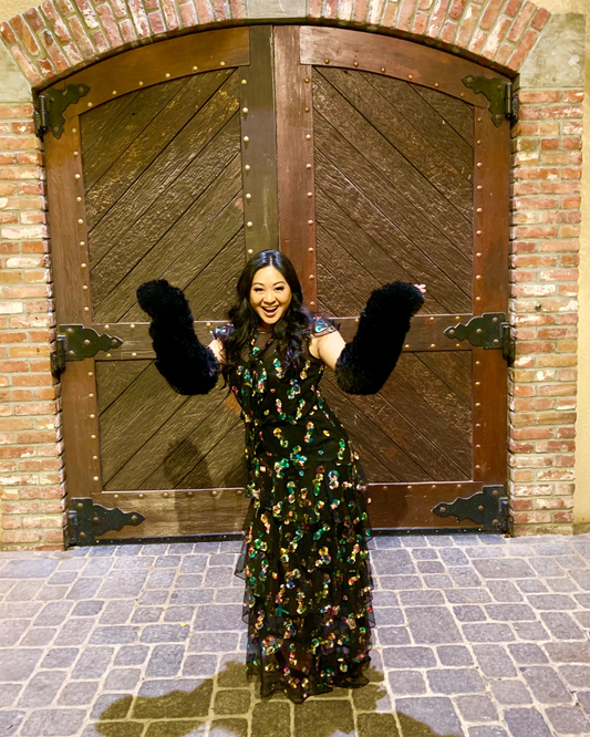 Luxury Fashion Arm Warmers - Fabulous Black
