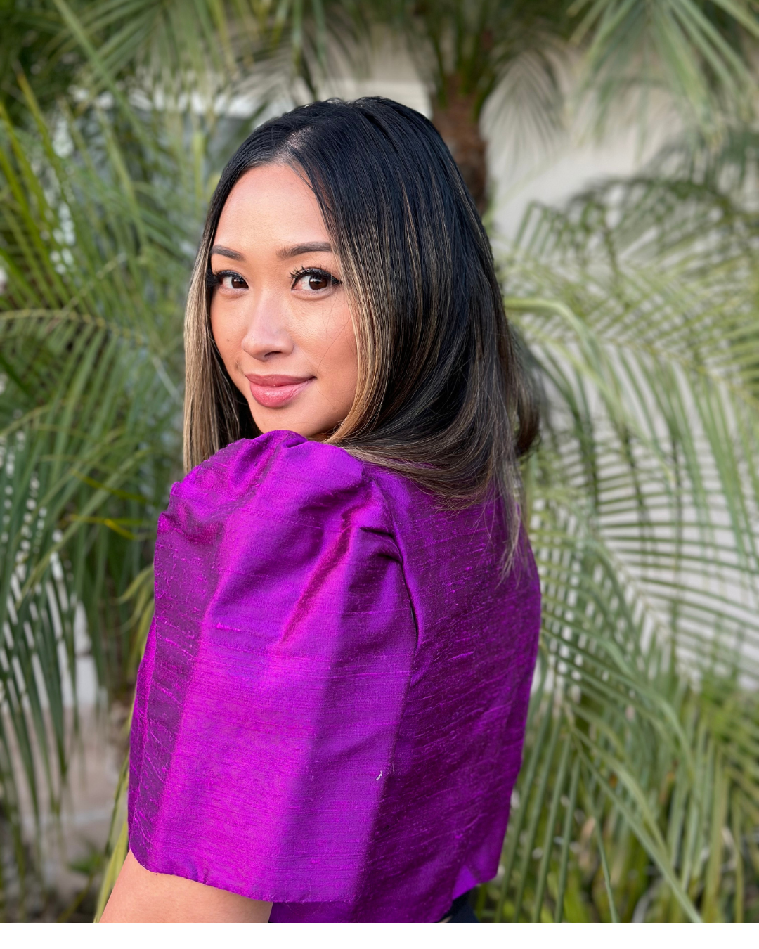 Fuchsia Silk Terno Sleeve