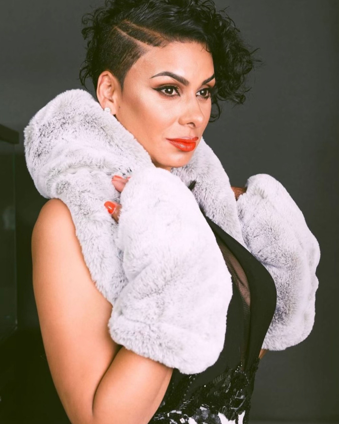 Luxury Fashion Arm Warmers - Gray Mink