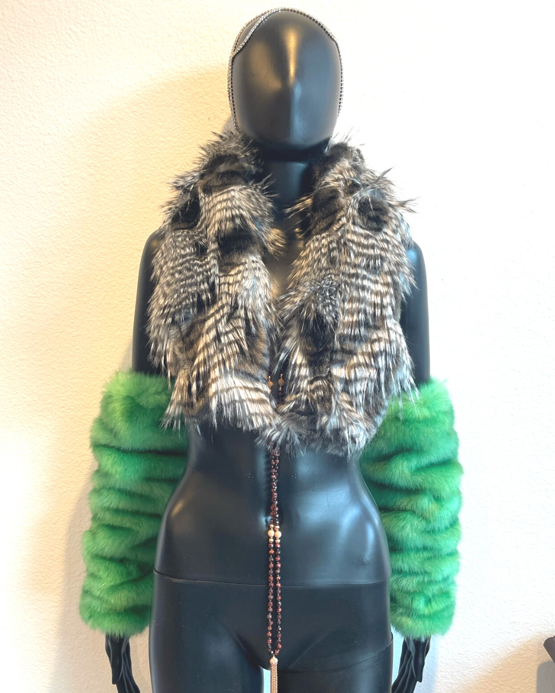 Luxury Fashion Arm Warmers - Peacock