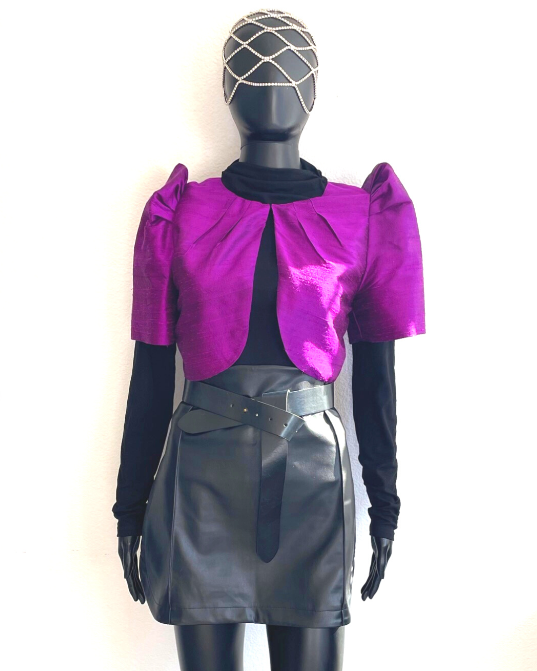 Fuchsia Silk Terno Sleeve
