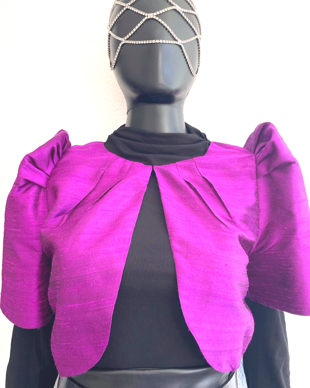 Fuchsia Silk Terno Sleeve