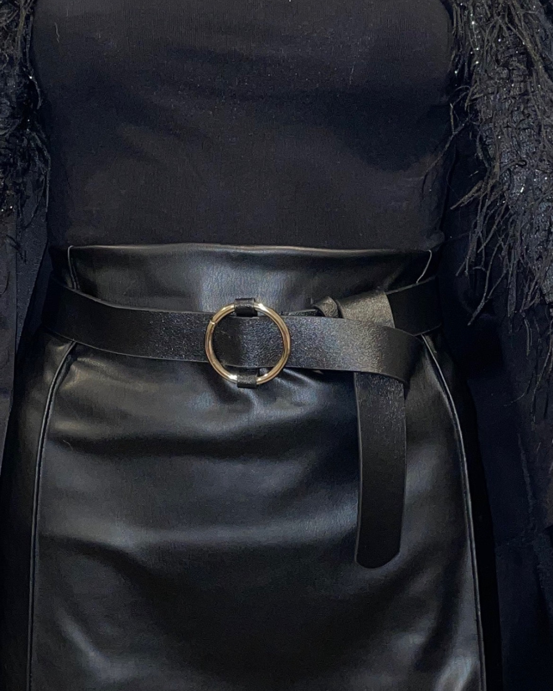 Black Belt with Ring