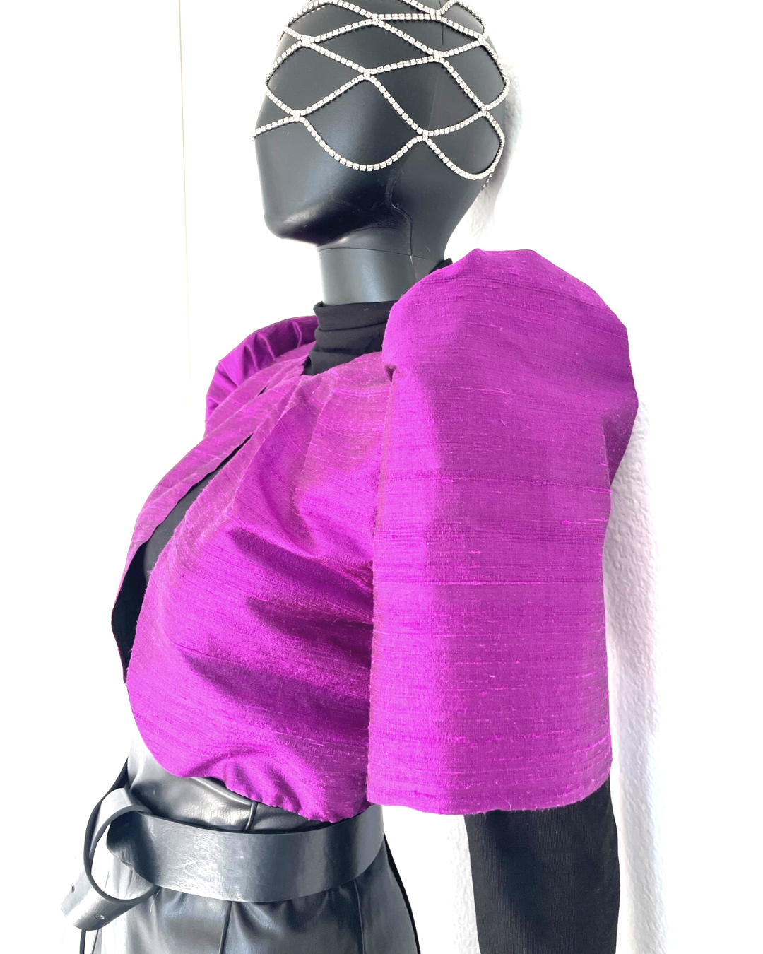 Fuchsia Silk Terno Sleeve